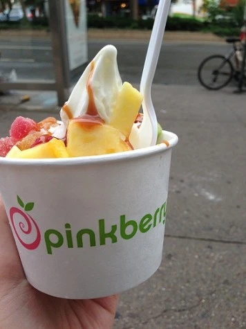 June 26, 2013: Rain and Free Pinkberry